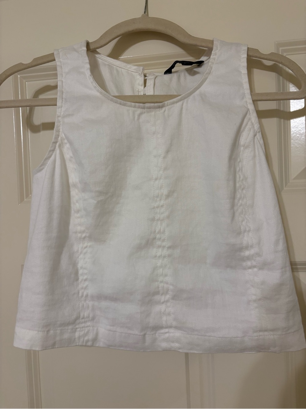 Banana Republic Linen/Cotton Shell Sleeveless Blouse Top